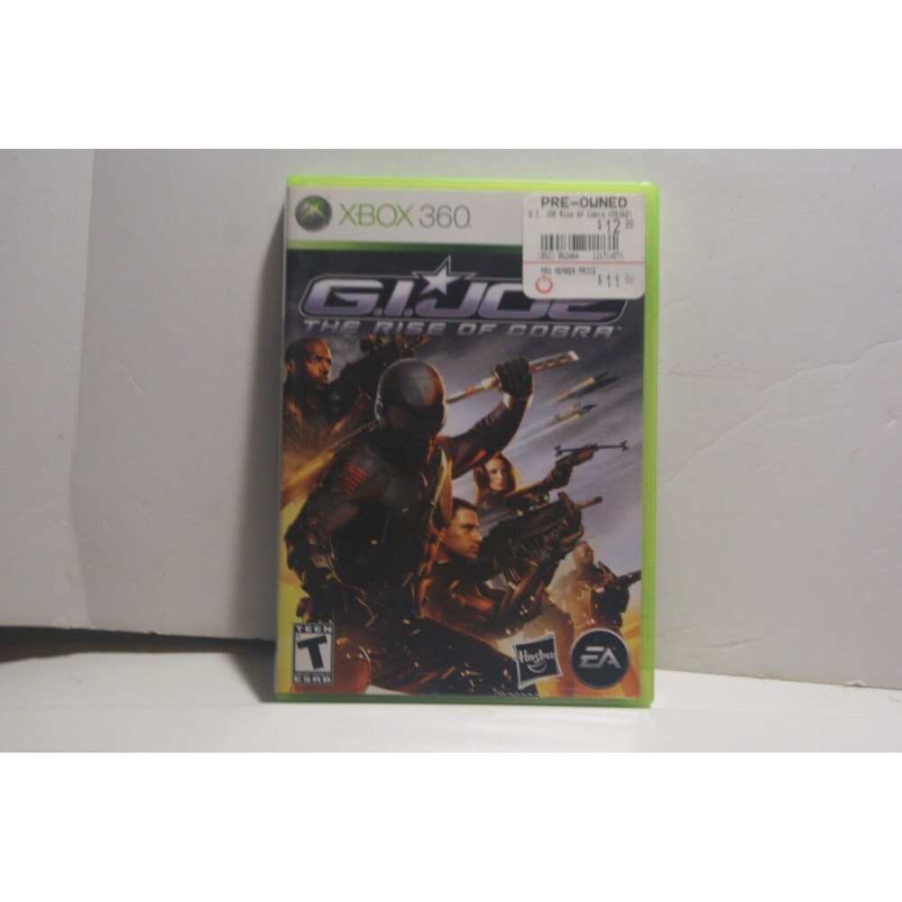 GI Joe The Rise of the Cobra (Microsoft Xbox 360) Action Adventure CIB